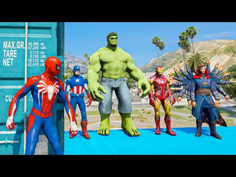 Spiderman VS Superhero - Funny moment in GTA 5 Ep18