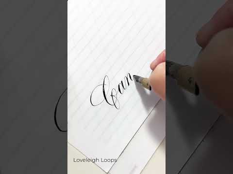 "Candle" Copperplate Calligraphy Quote #ASMR #letteringchallenge