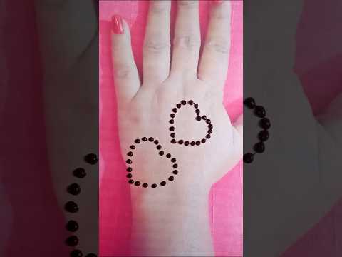 Easy hair claw clip mehndi design trick 😍 #mehndi #youtubeshorts #shortvideo #viralvideo