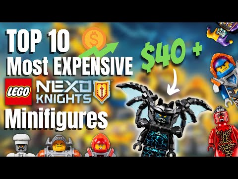 TOP 10 Most EXPENSIVE Lego Nexo Knights Minifigures!