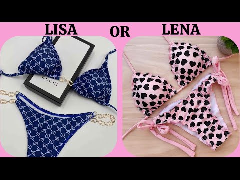 LISA OR LENA SUMMER OUTFITS/ SWIM WEAR🌸LISA AND LENA BIKNI🌸