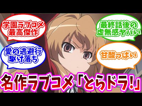 【１分アニメ紹介】『とらドラ！』ヒロインが狂犬の学園青春ラブコメ最高傑作【2008年アニメ】