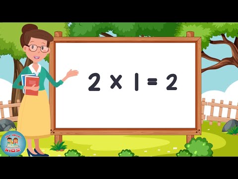 Learn Multiplication - Table of 2 - Nursery and Kids Learning