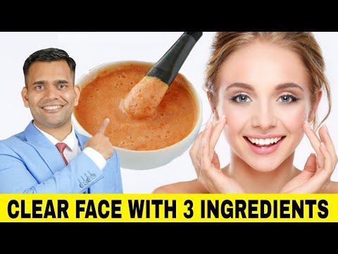 Get Clear Glowing Skin With Just 3 Ingredients | Home Made Cleanser