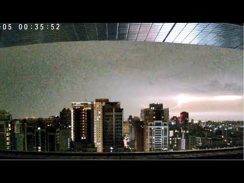 林口新市鎮 夜晚閃電觀測