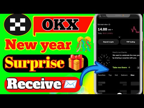 How to recive OKX new year gifts 🎁|How to recover okx new year surprise |okx New year gifts recover