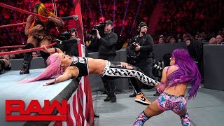 Sasha Banks, Bayley & Ember Moon vs. The Riott Squad: Raw, Dec. 31, 2018