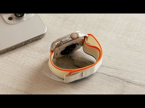 Is Apple Watch Ultra 2 Worth It? | Unboxing, Setup, & Review (Orange & Beige Trail Loop Band)