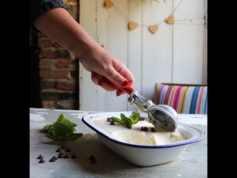 How to Make an Easy No Churn Mint Chocolate Chip Ice Cream