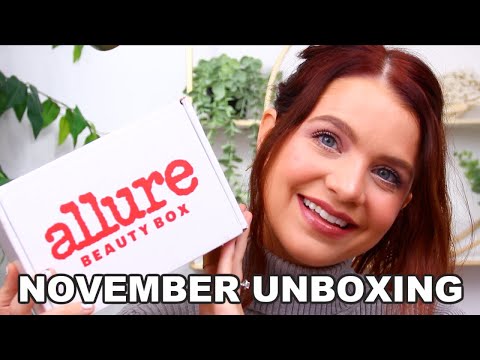 NOVEMBER ALLURE BEAUTY BOX UNBOXING 2021