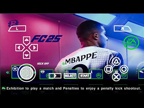 EA FC 25 PPSSPP Original PS5 New Update Transfer & Club Kits No Savedata No Textures Best Graphics