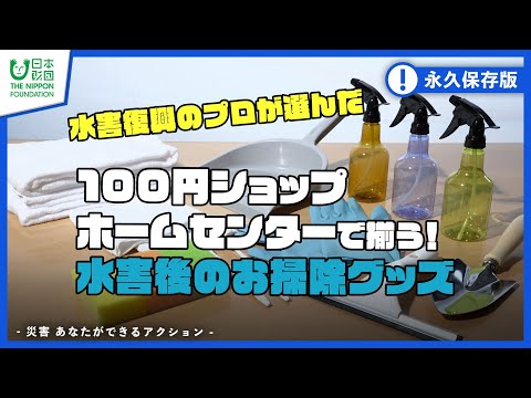 【100均】100円ショップとホームセンターで揃う水害後のお掃除グッズ【大掃除】