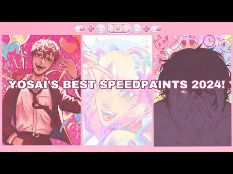 My Best Speedpaints so Far! (2024- 3 Minute Speedpaints)