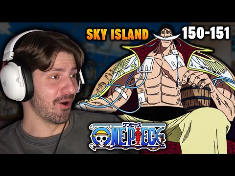 Whitebeard is HUGE! One Piece Reaction Episodes 150 &151 | Sky Island Saga