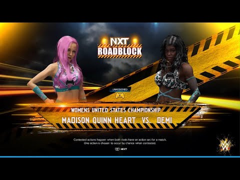 AWA Roadblock 2024: Madison vs Demi. AWA womens united states championship match