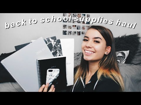 AESTHETIC AF BACK TO SCHOOL SUPPLIES HAUL 2018 !