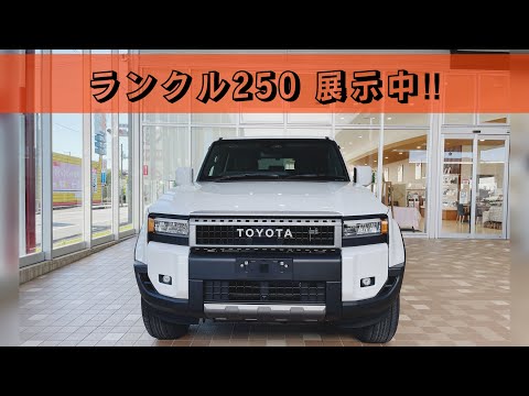 ランクル250展示車登場@兵庫トヨタ福崎店