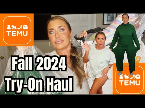 Temu Fall Fashion Try on Haul | Huge Temu Haul Fall 2024 Clothing Haul | Hotmess Momma Vlogs