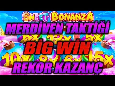 💥 SWEET BONANZA 💥 MERDİVEN TAKTİĞİ BİG WİN REKOR KAZANÇ 💥 #sweetbonanza  #slot #casino