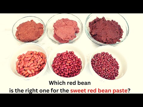 They are all red beans, which one is the right one for sweet red bean paste? How to make it? 红豆沙的做法