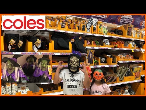 COLES SPOOKY HALLOWEEN ITEMS