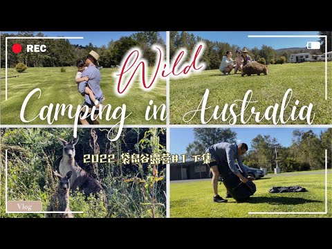 【Camping Vlog 1】Guess who we met at the Campsite? Wild Camping in Australia with my kid 2022.