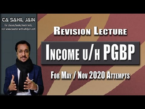 Revise PGBP Taxation in 5 Hours | Income Tax | CA Intermediate