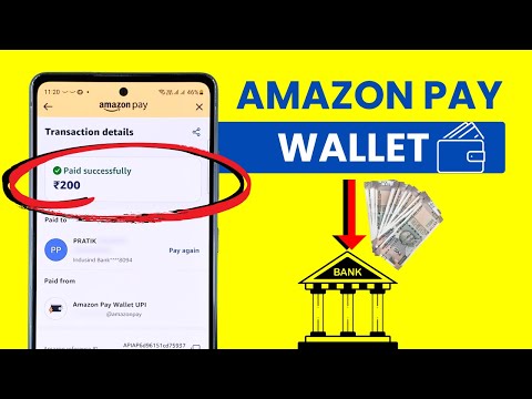 Transfer Money From Amazon Pay Wallet Balance To Your Or Any Bank Account