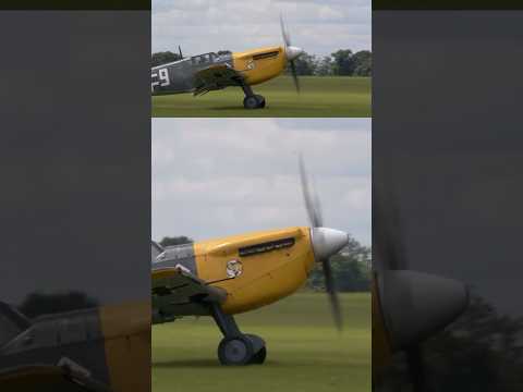 A couple of Hispano Buchons (BF-109s) at Sywell Airshow 2024