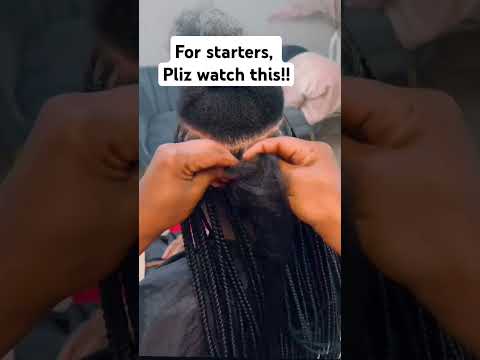 For starters/learners#foryou #subscribe #braids #hairstyles