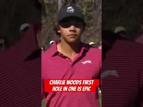 Charlie woods first hole in one is epic