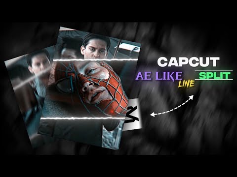 How to make Ae like line Split on CAPCUT