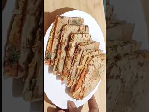 सब्जियों और आटे से बनाये हेल्दी पराठा #paratha #nashta #shorts s