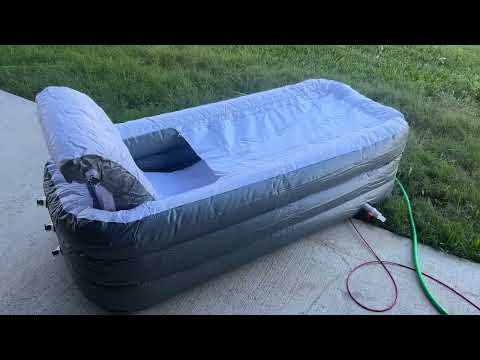 Extra Large 72' Inflatable Bathtub for Adults, Portable Folding Tub Review