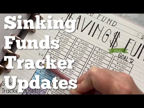 SINKING FUNDS TRACKER PROGRESS - Budget With Me | Dave Ramsey Inspired Baby Steps