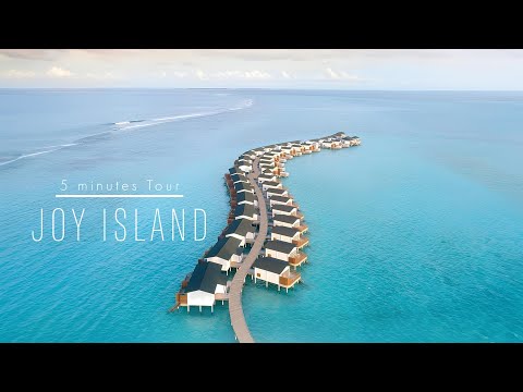 The charm of JOY ISLAND in the Maldives!!