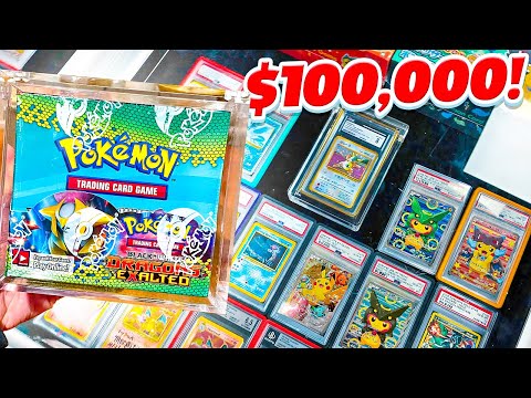 Buying RARE $100,000 Pokemon Cards At America Card Show! (BUYER POV)