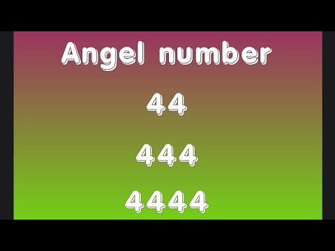 ANGEL NUMBER |Sequence of 4 || 44| 444 ||||4444 #angelnumbers #youtubevideos