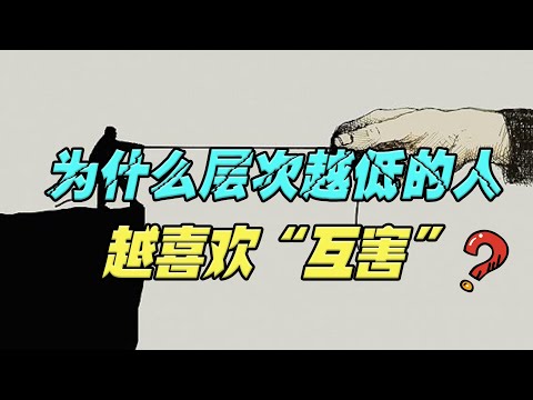 为什么层次越低的人，越喜欢互害？真正的原因有3个