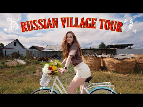 How RUSSIAN VILLAGES Look: Ride around my countryside with me 🌻