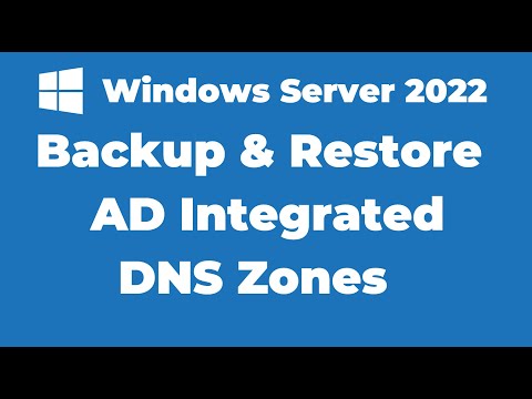 141. How to Backup and Restore DNS in Windows Server 2022