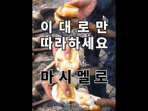 마쉬멜로 세상에서 가장 맛있게 먹는법 [Marshmallow S'more] #스모어