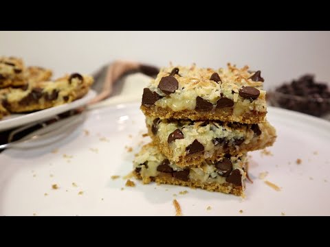 Easy Chocolate Coconut Bars | Just 5 INGREDIENTS!