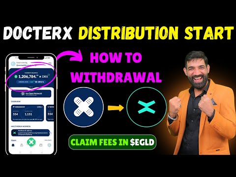 DoctorX Mining off | Doctor X Distribution and Withdrawal |How to Add multiversX Chain