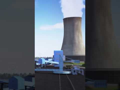 Power plant uses mountains of coal