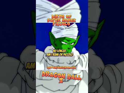 Fusion of Kami / Piccolo - The Birth of Super Namek King Piccolo. Dragon Ball Z I love MR POPO!