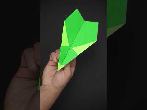 Como fazer um Avião de Papel que voa muito bem! - Modelo 4 #origami