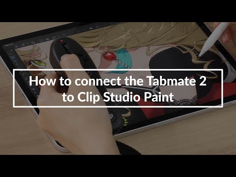 How to connect the Tabmate 2 to Clip Studio Paint