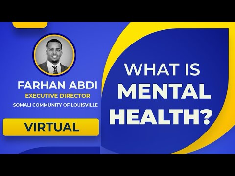 WHAT IS MENTAL HEALTH? Special guest- Marian Ahmed