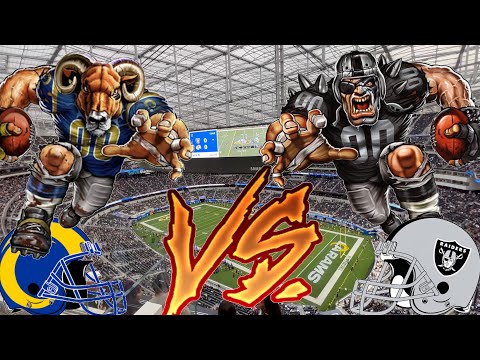 RAMS VS RAIDERS // SOFI STADIUM //CRAZY VLOG 🤪